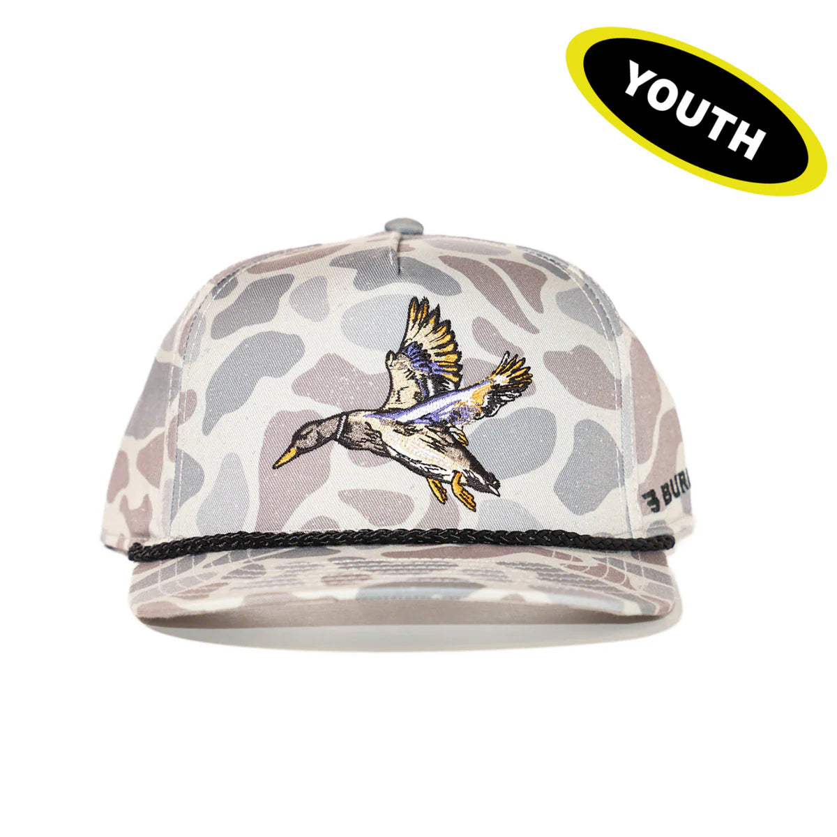 Burlebo Youth Cap Diving Mallard in Classic Deer Camo