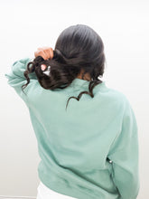 Load image into Gallery viewer, Lulu Mac Script Sweatshirt in Green/Dk.Green