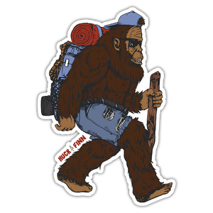 Huck & Finn Backpacker Sasquatch Sticker