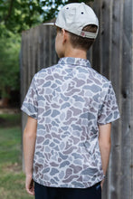 Load image into Gallery viewer, Burlebo Classic Deer Camo Youth Performance Polo