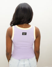 Load image into Gallery viewer, Lulu Mac Logo Tank in Lavender/Butter