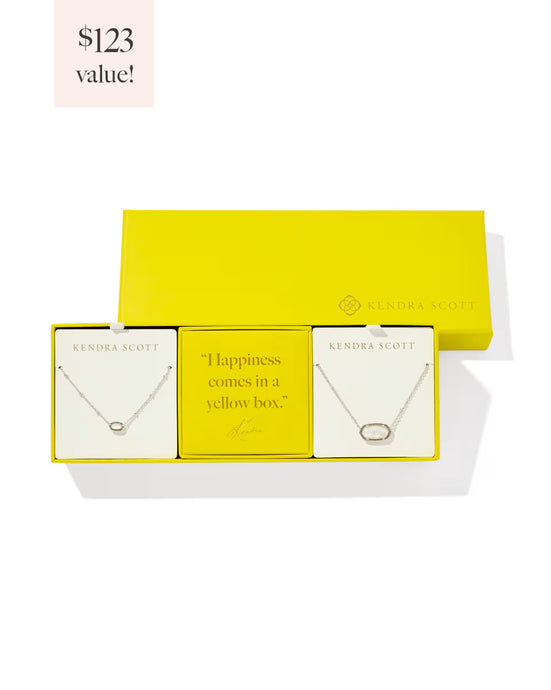 Kendra Scott Elisa Gift Set of 2-Silver
