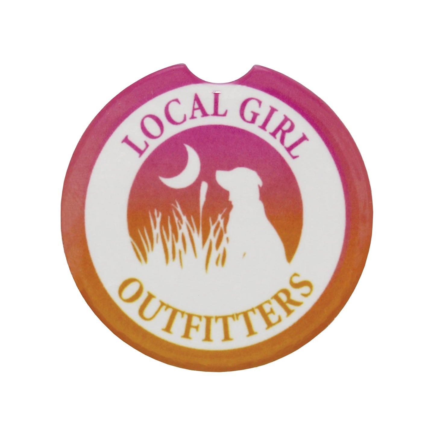 Local Girl Sunset Spring '25 Car Coaster