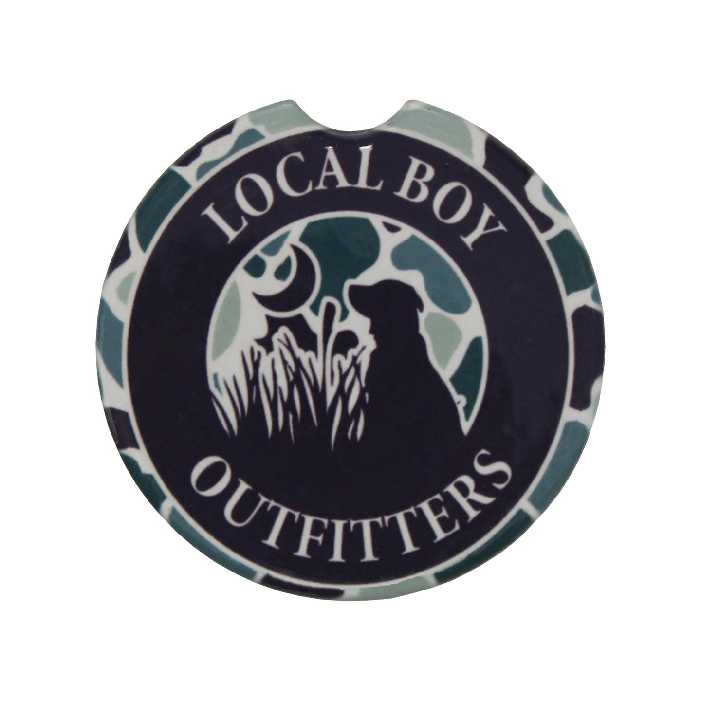 Local Boy Ravine Camo Car Coaster