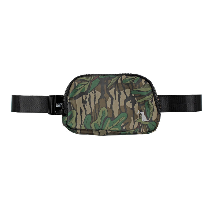 Local Girl Cross Body Bag in Green Leaf