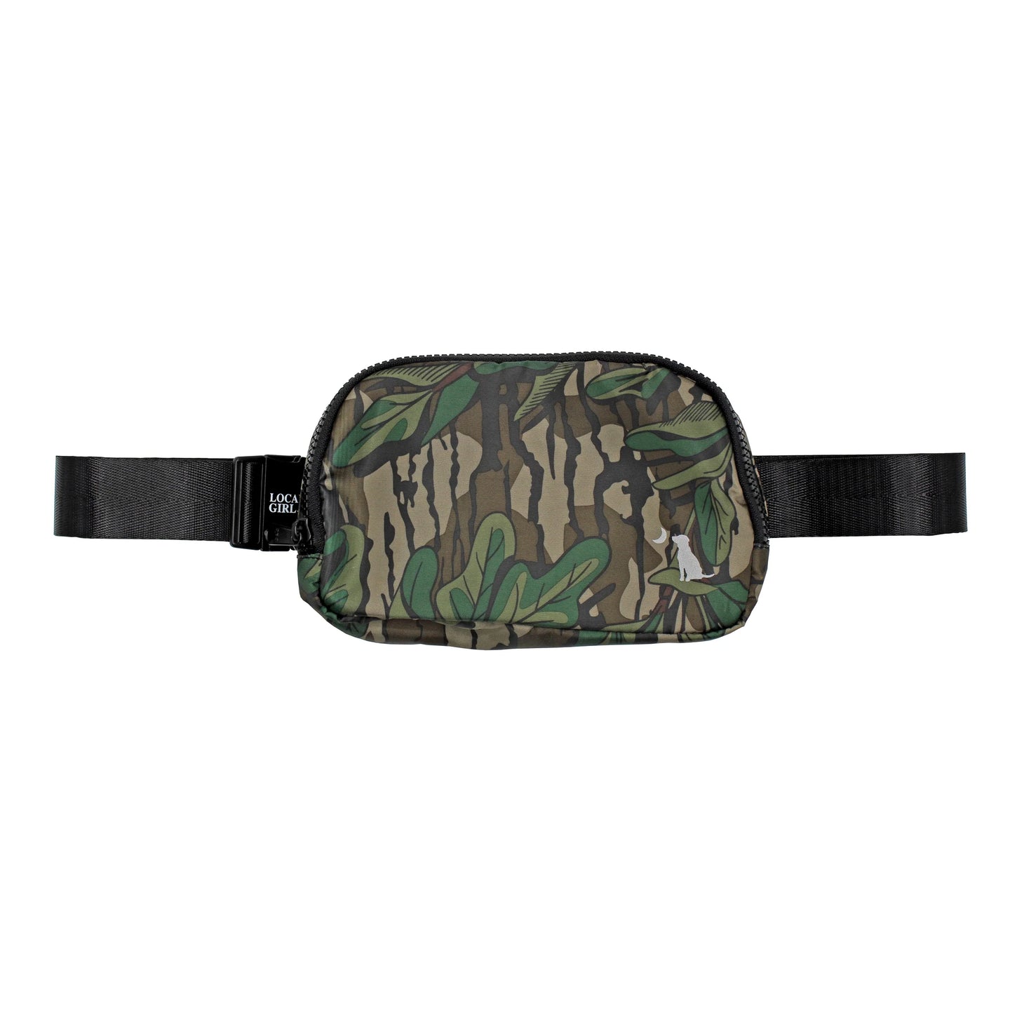 Local Girl Cross Body Bag in Green Leaf