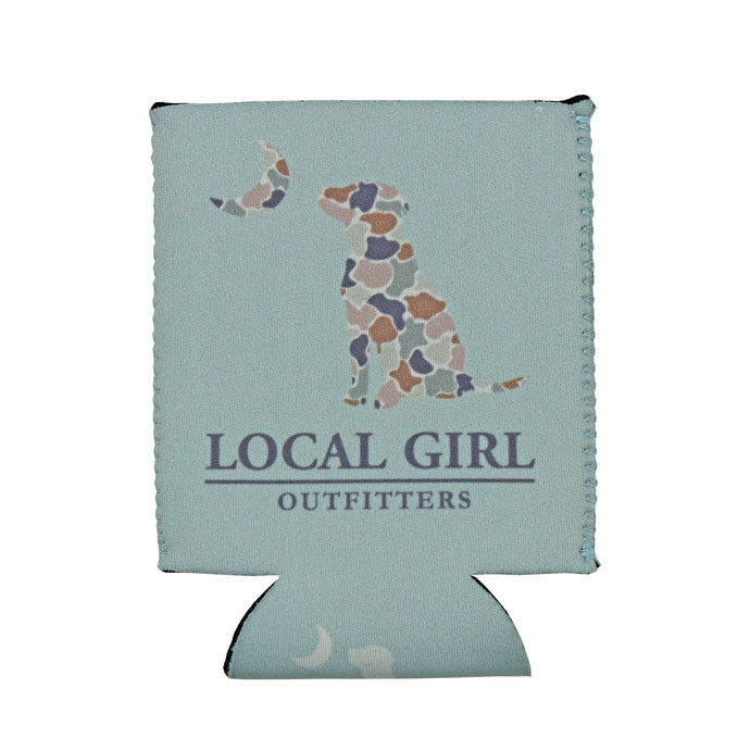 Local Girl FC Flora Dog & Moon Koozie