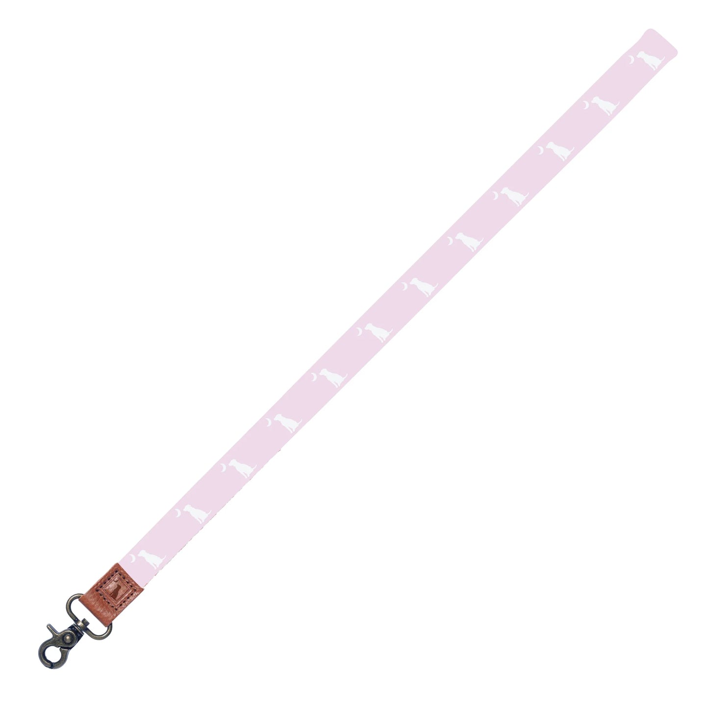 Local Girl Long Lanyard in Pink Dog & Moon