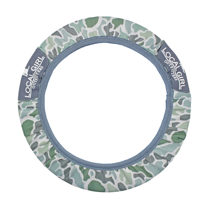 Local Girl Steering Wheel Cover in Localflage Coast