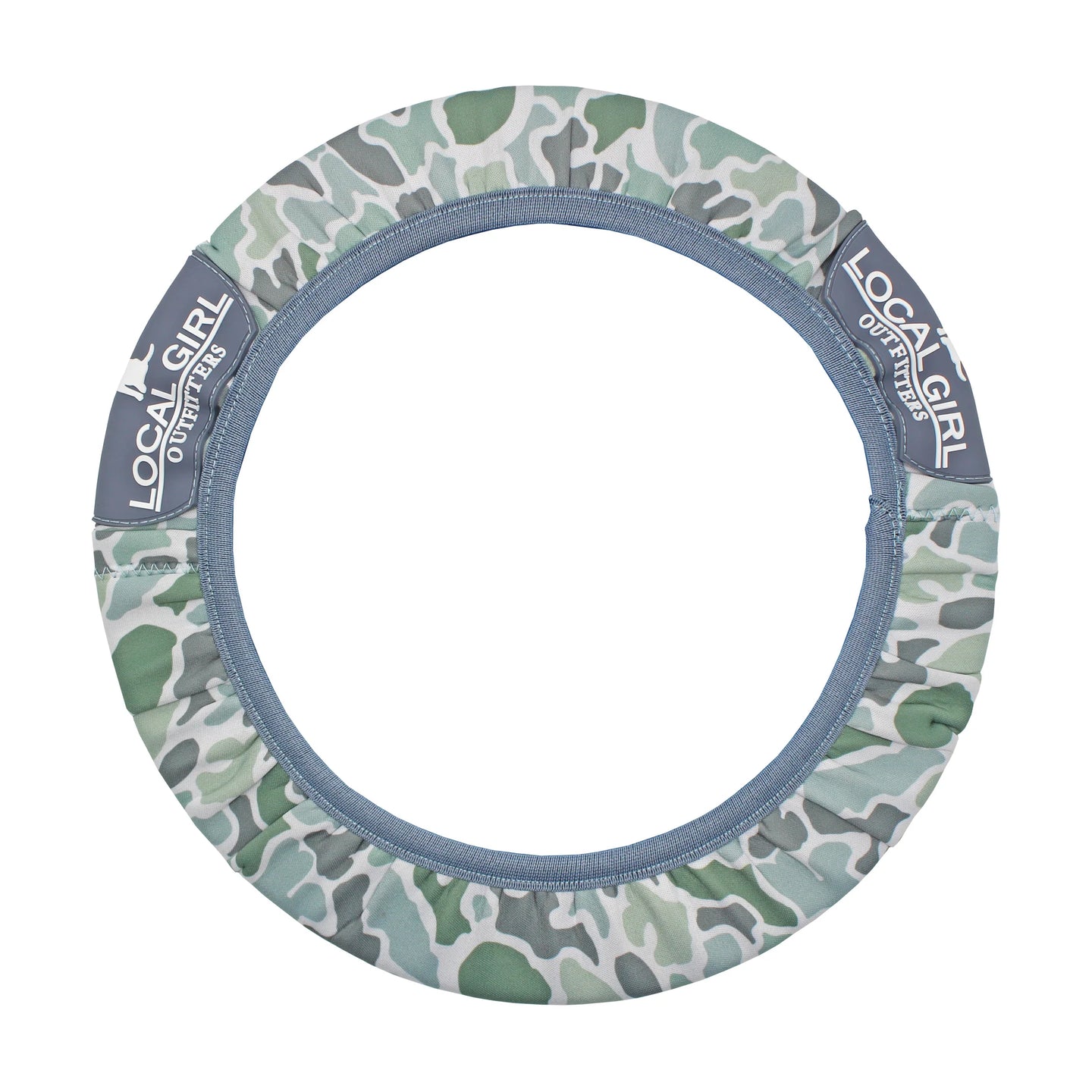 Local Girl Steering Wheel Cover in Localflage Coast