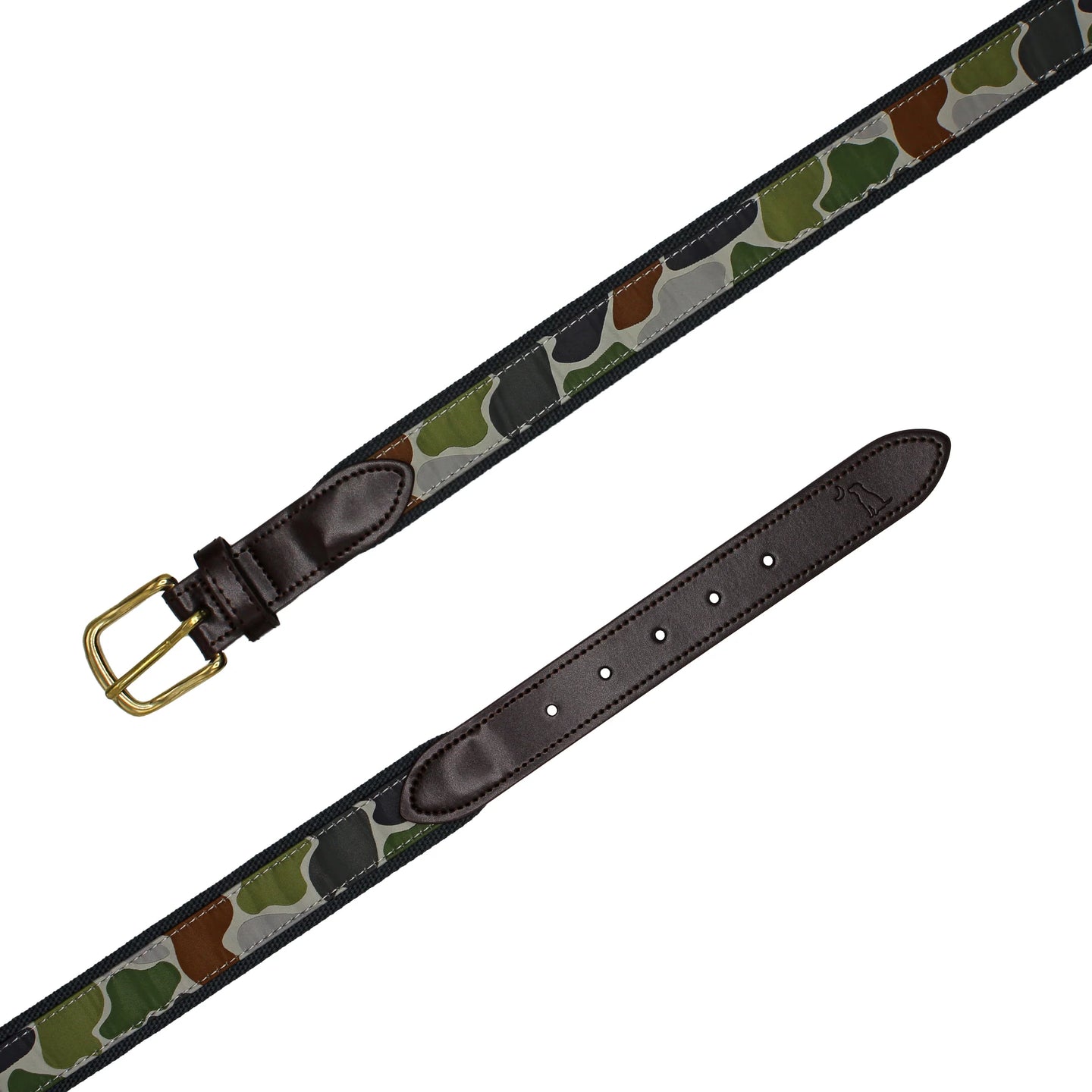 Local Boy Ribbon Belt in Forest Camo Bluff