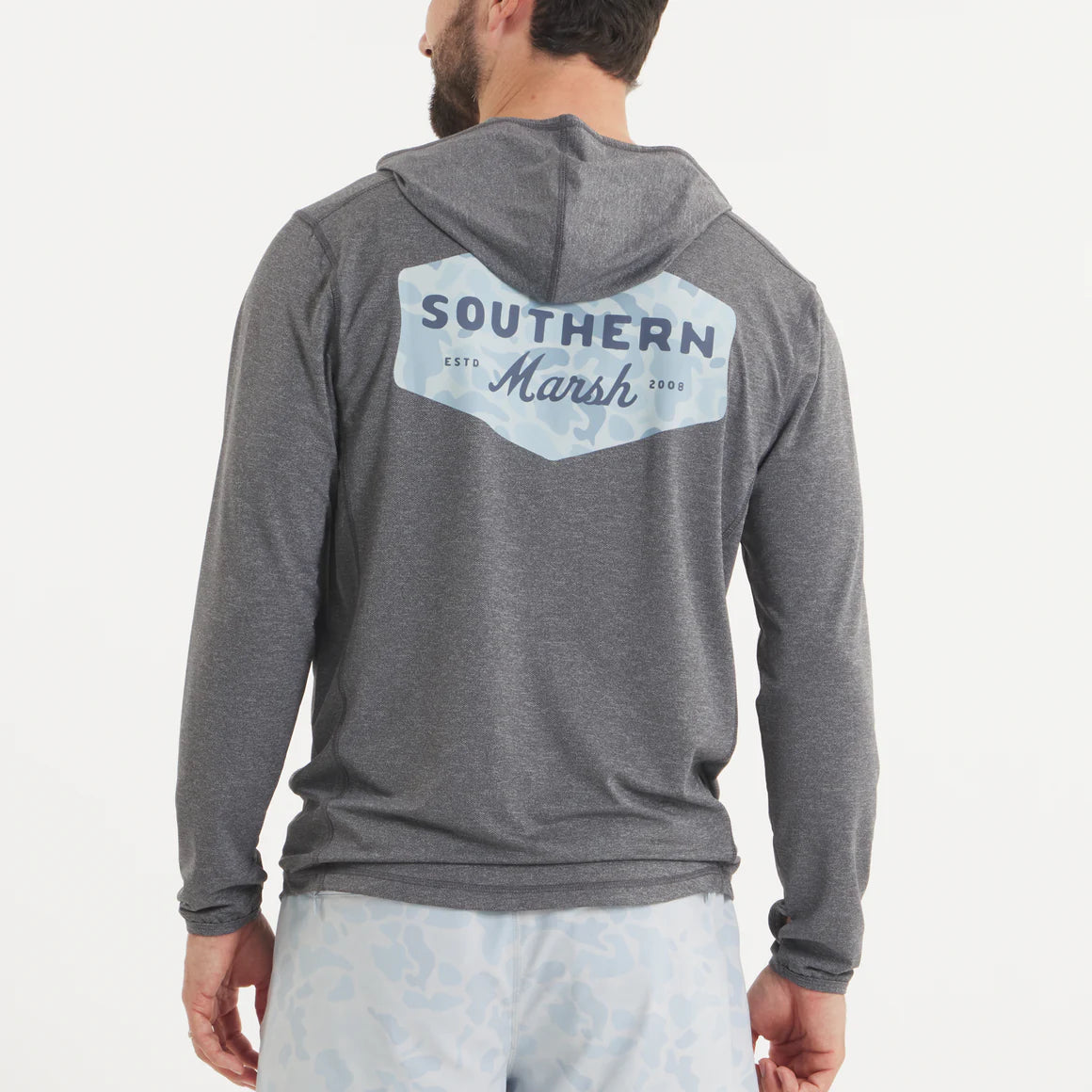 Southern Marsh Fieldtec Retro Ultralight Hoodie in Midnight Gray