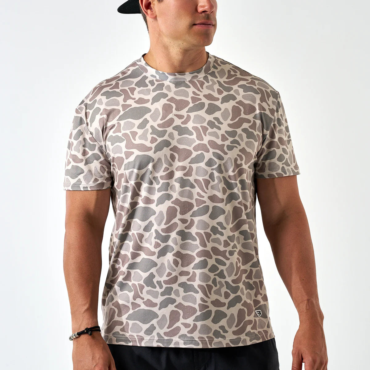 Burlebo Go To SS Tee in Classic Deer Camo