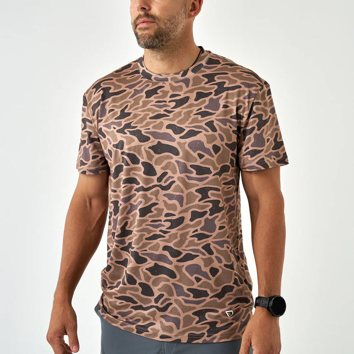 Burlebo Go To Tee Short Sleeve in Gauge Camo