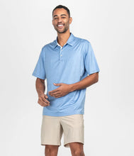Load image into Gallery viewer, Southern Shirt Co. Men&#39;s Grayton Heather Polo in Horizon