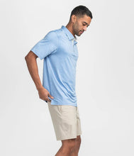 Load image into Gallery viewer, Southern Shirt Co. Men&#39;s Grayton Heather Polo in Horizon