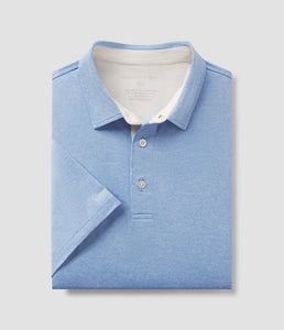 Southern Shirt Co. Men's Grayton Heather Polo in Horizon