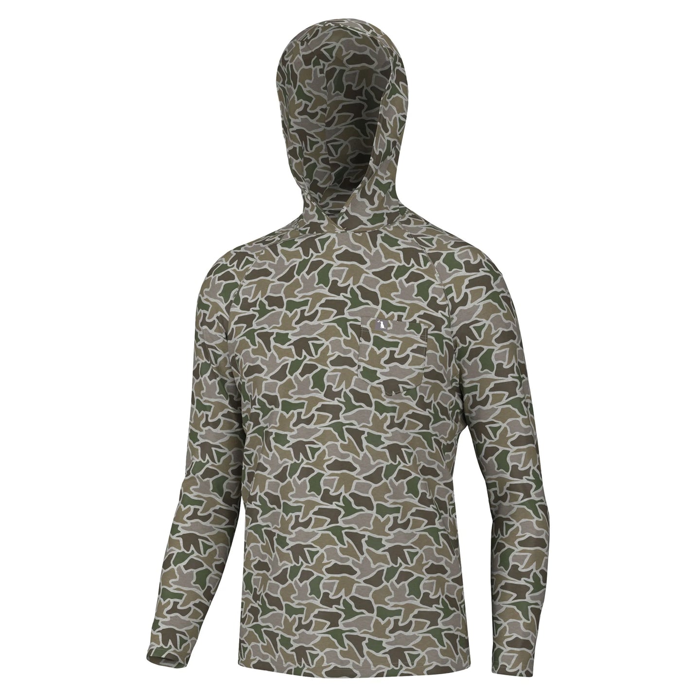 Local Boy Heather Blend Hoodie in Duck Camo