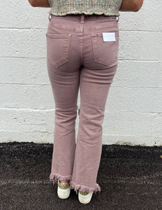 My Angel for Life High Rise Straight Jeans Mauve