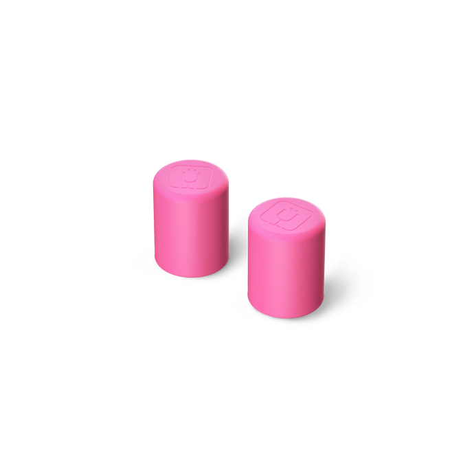 BruMate Era Magnetic Straw Cover 2-Pack in Neon Pink