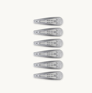 Teleties Snap Clip in Silver