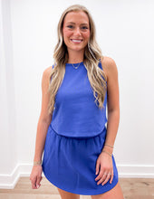 Load image into Gallery viewer, Come Alive Tank and Short Set in Cobalt Blue