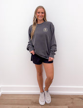 Load image into Gallery viewer, Barstool Sports Camo Pigment Crewneck in Charcoal