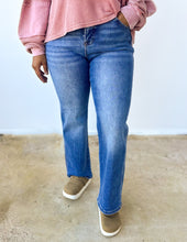 Load image into Gallery viewer, Feel the Beat Tummy Control High Rise Ankle Straight Jeans