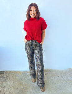 Back in Time Leopard Flares