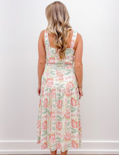 Load image into Gallery viewer, Darling Moment Floral Button Down Midi Dress