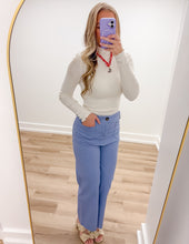 Load image into Gallery viewer, Wanna Change Mock Neck LS Top in Ivory