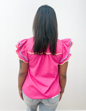 Load image into Gallery viewer, Love Me Not Flutter Sleeve Top
