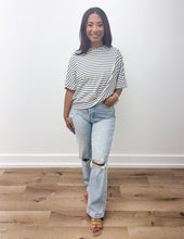 Load image into Gallery viewer, Train Wreck Stripe Knit Top