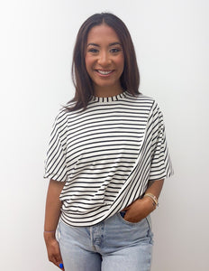 Train Wreck Stripe Knit Top