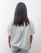 Load image into Gallery viewer, So Be It Oversized Knit Top in Heather Gray