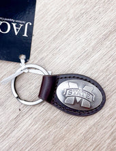 Load image into Gallery viewer, Zep-Pro Small Brown Oval Concho MSU Key Chain