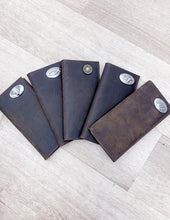 Load image into Gallery viewer, Light Brown Crazy Horse Shot Wallet