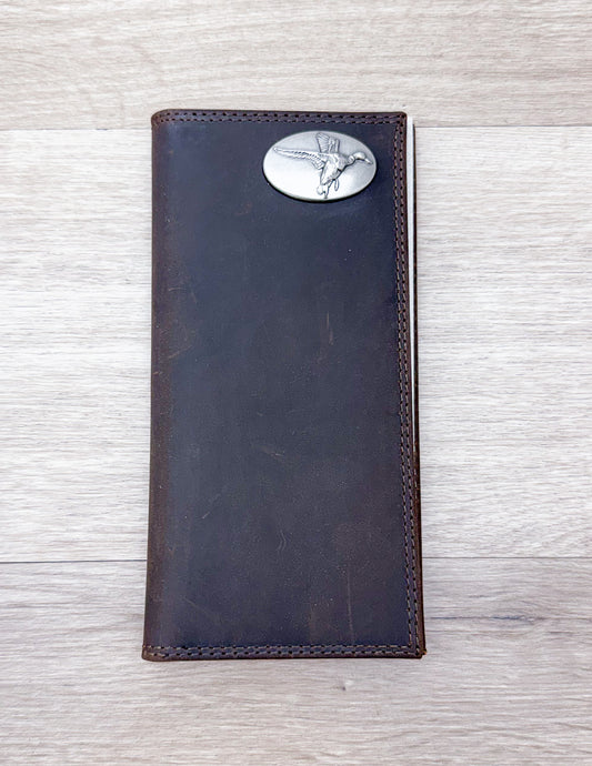 Light Brown Crazy Horse Mallard Wallet