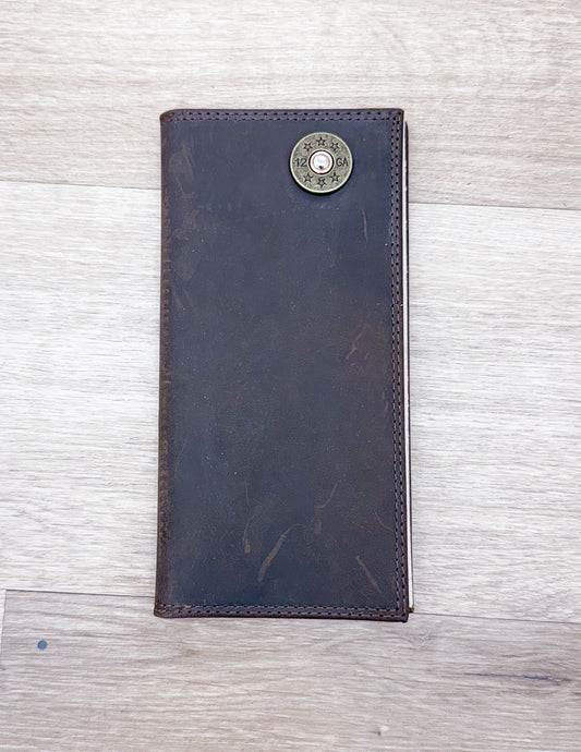 Light Brown Crazy Horse Shot Wallet