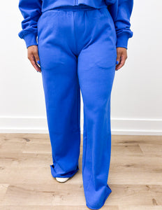 Baseline Straight Leg Sweats in Royal Blue