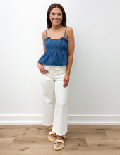 Load image into Gallery viewer, Boss Babe Denim Mid Rise Pants