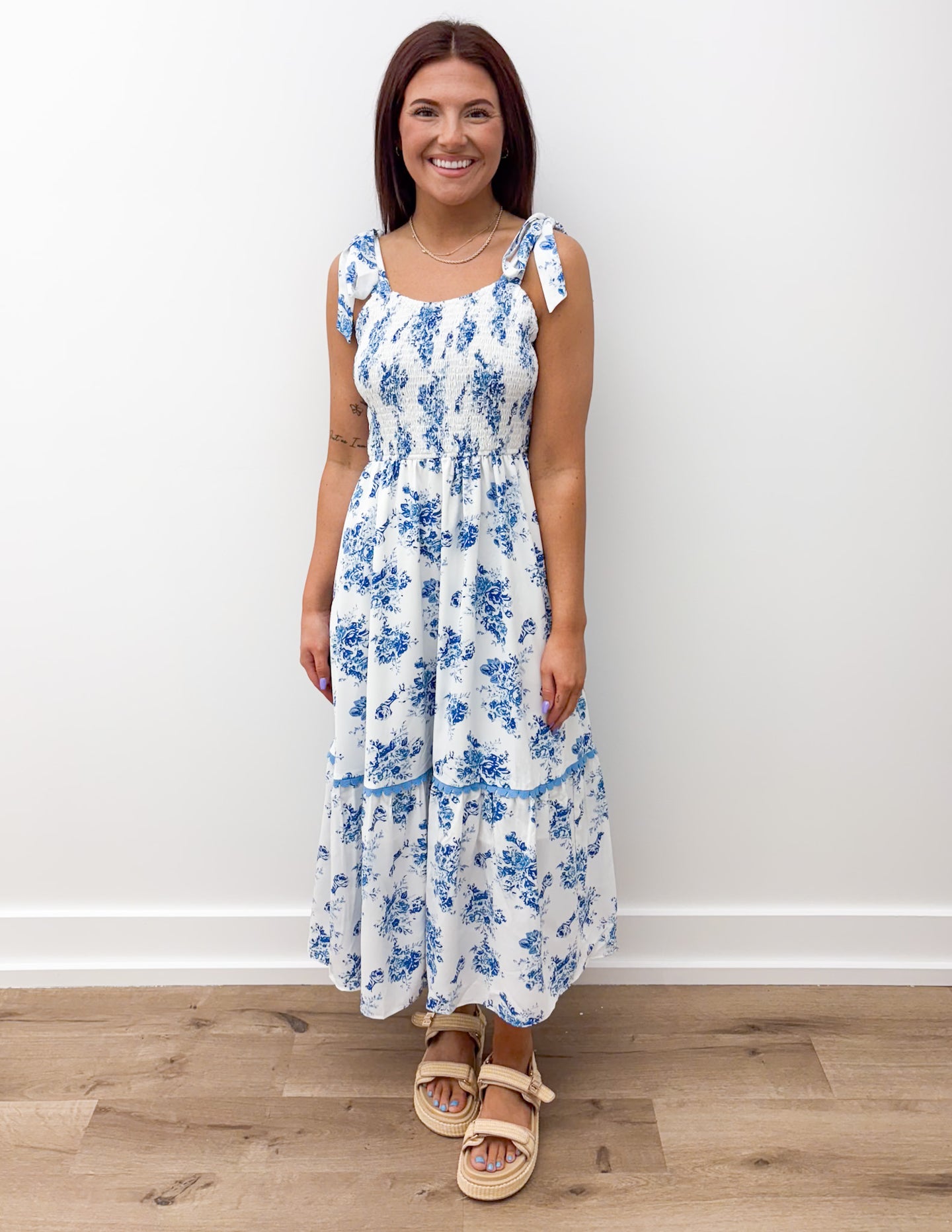 Darling Delight Floral Maxi Dress