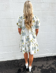 My Treasure Floral Mini Dress