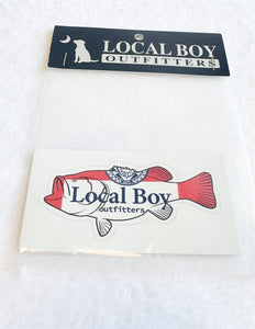 Local Boy Bud Bass Decal