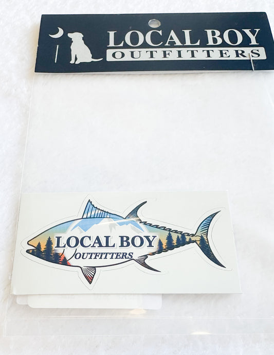 Local Boy Busch Tuna Decal