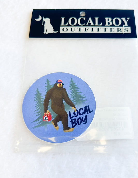 Local Boy Merica Sasquatch Decal