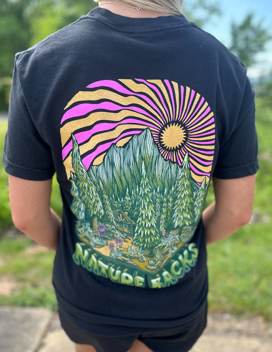 Nature Backs Burst SS Tee