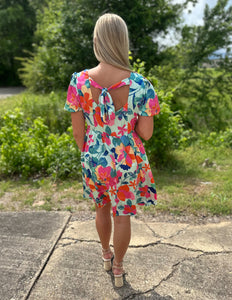 Spin You Around Floral Dress