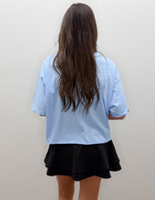 Load image into Gallery viewer, Local Girl Boxy Crop SS Tee in Periwinkle