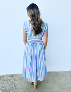 Spring Forward Dress in Pastel Multi